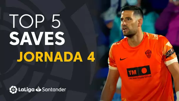 LaLiga TOP 5 Paradas Jornada 4