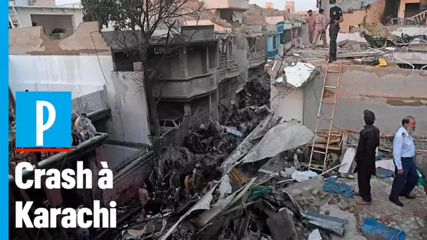 Karachi : un avion de ligne s'écrase sur un quartier résidentiel