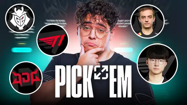 JE FAIS MES PICK'EM POUR LES WORLDS 2023 DE LEAGUE OF LEGENDS