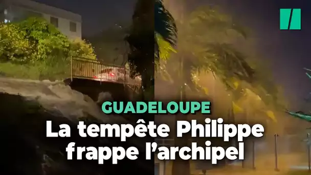 Tempête Philippe : la Guadeloupe compte ses premiers dégâts