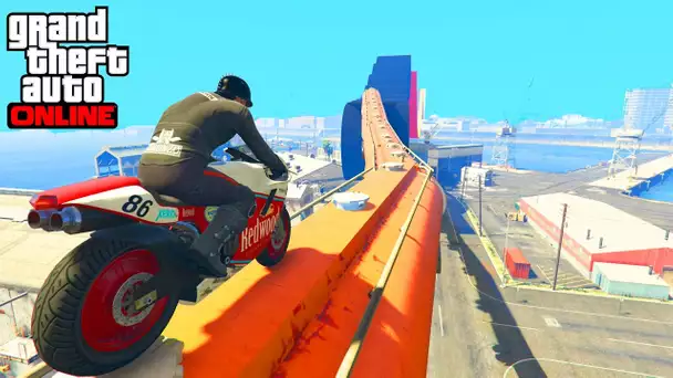 FUNNY PARKOUR MOTO - GTA 5 ONLINE