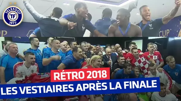 Rétro 2018 : Dans le secret des vestiaires français et croate après la finale
