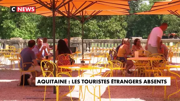 Aquitaine : les touristes étrangers absents