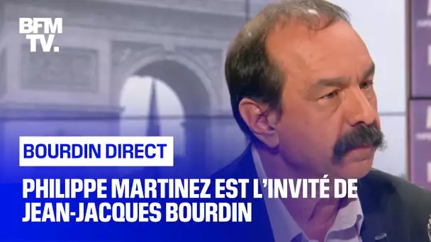 Philippe Martinez face à Jean-Jacques Bourdin en direct