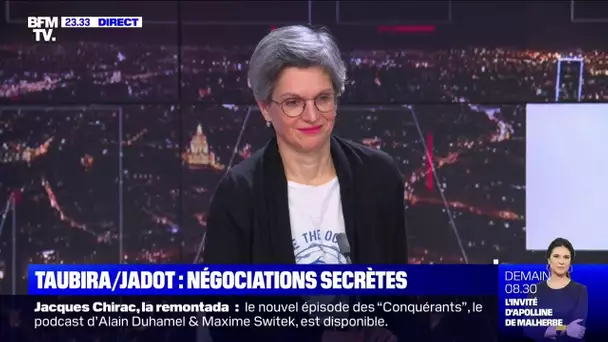Sandrine Rousseau a "découvert dans la presse" les négociations entre Jadot et Taubira