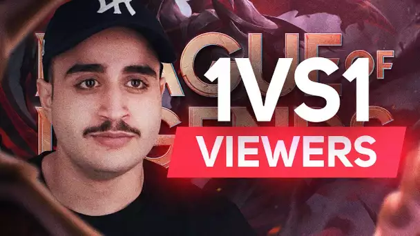 BIBI 1v1 DES VIEWERS SUR LEAGUE OF LEGENDS