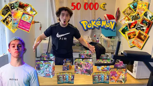 J'AI ACHETÉ UNE BOÎTE POKÉMON À 50 000€ comme @Michou ! ( mon frère me défonce)