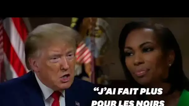 Cette journaliste arrête Trump qui s'estime être le meilleur président pour les Noirs