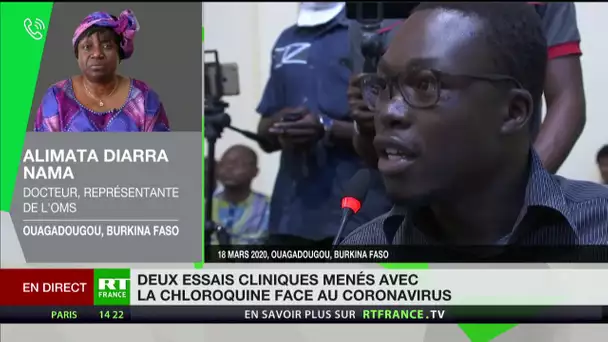 Essais de la chloroquine au Burkina-Faso: «L’OMS encourage l’expérimentation et attend le résultat»