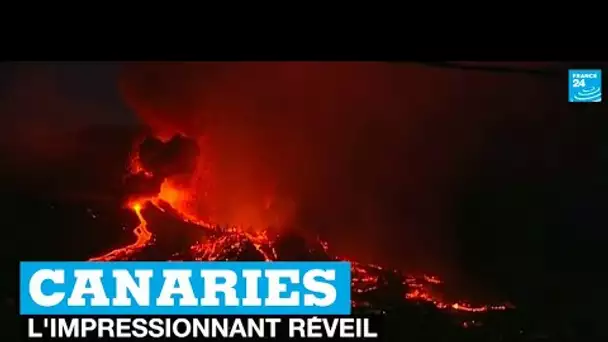 Canaries : l'impressionnant réveil du volcan Cumbre Vieja • FRANCE 24