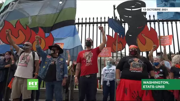 Etats-Unis : écologistes et militants autochtones mobilisés contre les combustibles fossiles