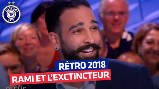 Rétro 2018 : Adil Rami et l'extincteur après France - Argentine