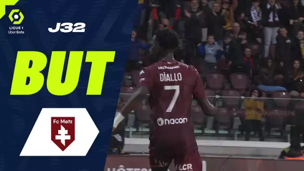 But Papa Amadou DIALLO (45' - FCM) FC METZ - STADE RENNAIS FC (2-3) 23/24