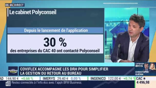 Dominique Taieb (Polyconseil) : Coviflex accompagne le DRH pour le retour au bureau