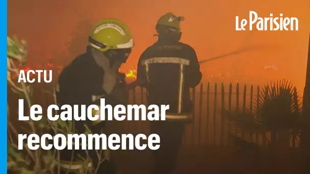 Nouvel incendie en Gironde: 540 personnes évacuées