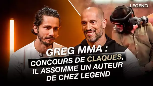 Greg MMA met KO un auteur de chez LEGEND