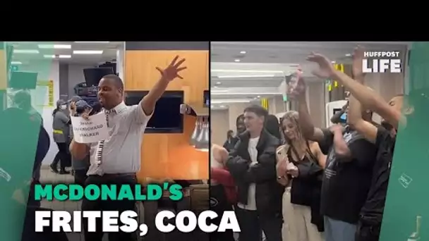 Manager chez McDonald’s, il chante pour les clients qui attendent leur commande