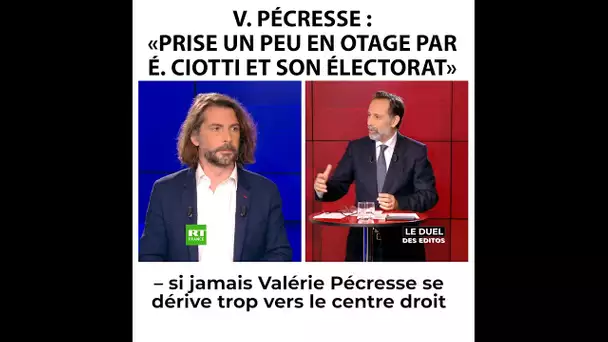 Le Duel des Editos - Valérie Pécresse : «Prise un peu en otage par Eric Ciotti et son électorat»