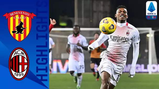 Benevento 0-2 Milan | Kessie e Leao portano i rossoneri al primo posto in classifica | Serie A TIM