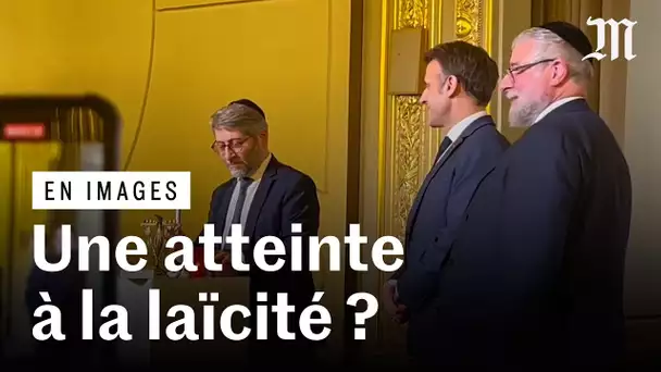 Hanoukka à l’Elysée : « La présence du président de la République à une manifestation religieuse n’e