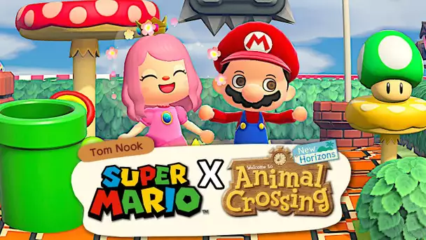 LA COLLECTION SUPER MARIO ARRIVE SUR ANIMAL CROSSING ! | ANIMAL CROSSING NEW HORIZONS CO-OP