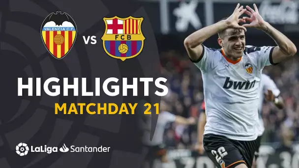 Highlights Valencia CF vs FC Barcelona (2-0)