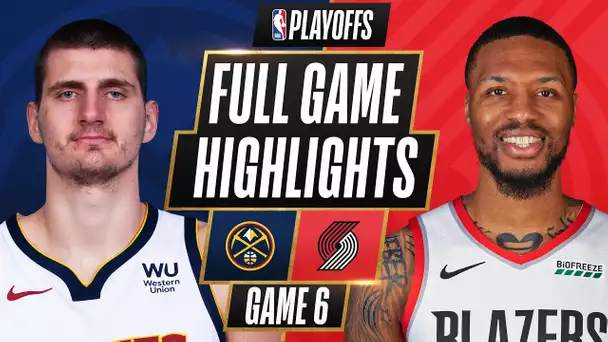 #3 NUGGETS at #6 TRAIL BLAZERS | FULL GAME HIGHLIGHTS | June 3, 2021