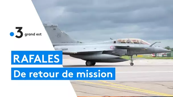 Deux Rafales de retour à la base de Saint-Dizier après 10 jours en Asie pour l'opération Pégase 23