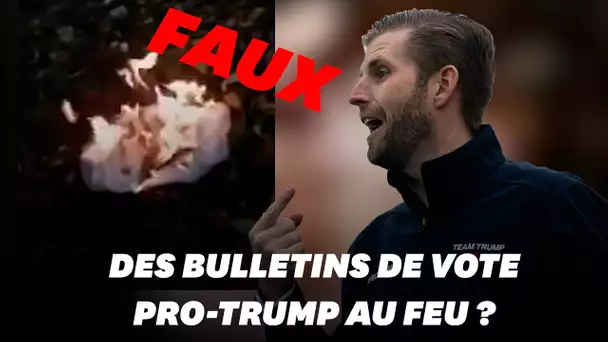 Eric Trump, fils cadet du président, épinglé pour une fake news