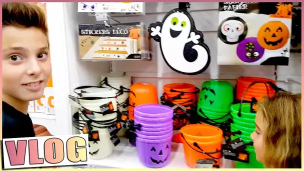 Halloween / Shopping pour Halloween en famille / VLOGTOBER