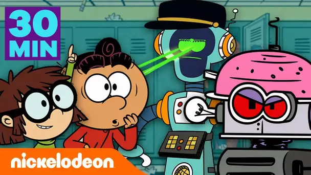 Bienvenues chez les Loud et les Casagrandes | 30 minutes avec les robots | Nickelodeon France