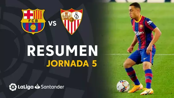 Resumen de FC Barcelona vs Sevilla FC (1-1)