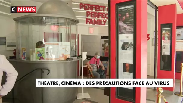 Théâtre, cinéma : des précautions face au virus