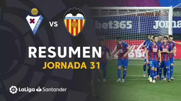 Resumen de SD Eibar vs Valencia CF (1-0)