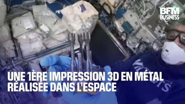 Une première impression 3D en métal réalisée dans l'espace 🛰️