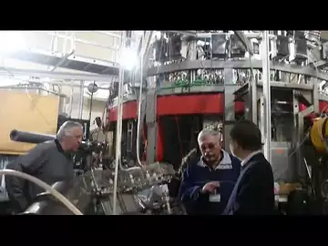 Des scientifiques ukrainiens dans une centre de recherche à Madrid