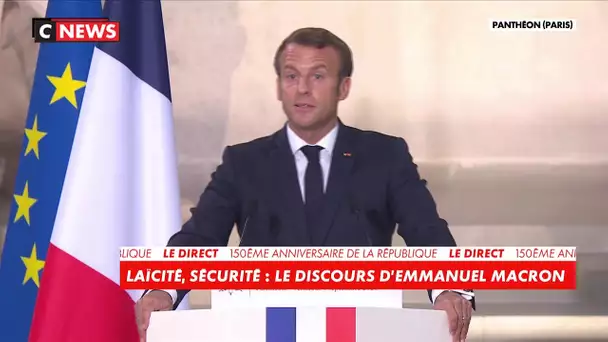 Emmanuel Macron : «la République n’est pas donnée, jamais acquise (…) elle est toujours à protéger»