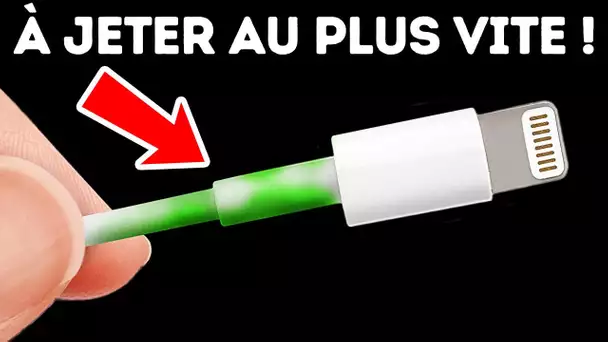 Si ton Câble de Recharge est Devenu Vert, Jette-le Tout de Suite