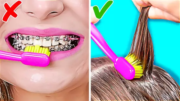 ASTUCES INSOLITES AVEC UNE BROSSE À DENTS ET DU DENTIFRICE || Conseils Utiles Au Quotidien