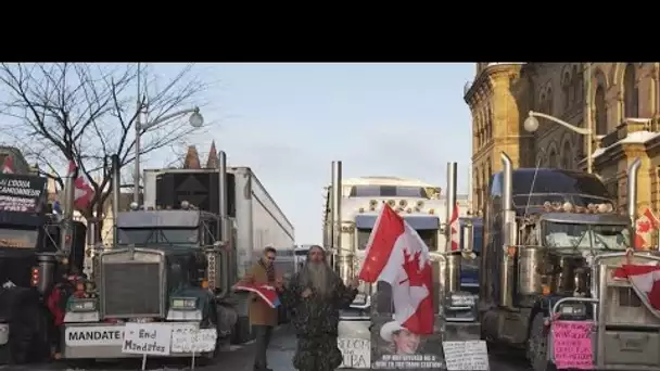 Canada : la mobilisation des camionneurs provoque une crise politique • FRANCE 24