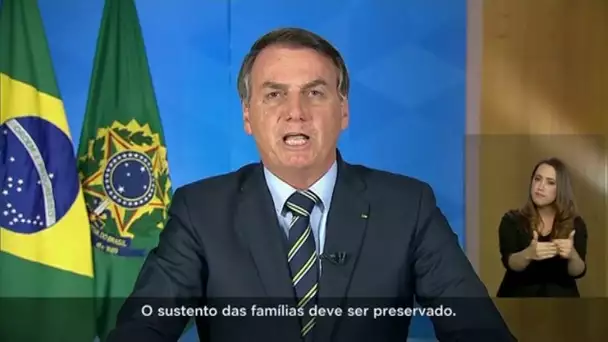 Selon Jair Bolsonaro, le coronavirus aurait sur lui l'effet d'un "petit coup de froid"