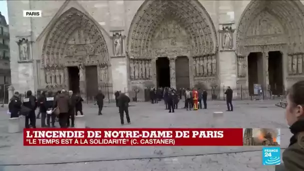Incendie de Notre-Dame : "Les opérations de pompiers se passent à l'extérieur du bâtiment"