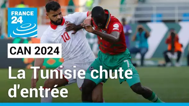 CAN 2024 : La Tunisie chute d'entrée face à la Namibie • FRANCE 24