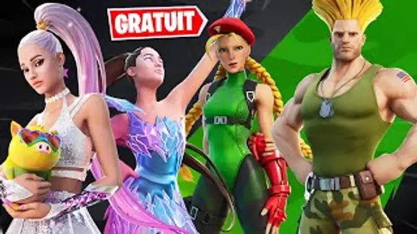 NOUVEAUX SKINS STREET FIGHTER + RECOMPENSE GRATUITE "RENTREE 2021" ! (FORTNITE NEWS)