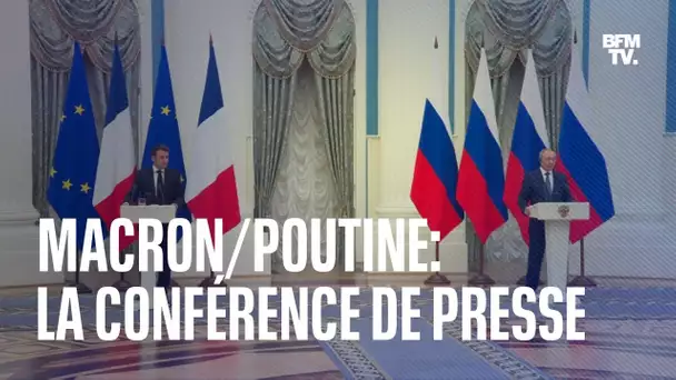 Macron/Poutine: la conférence de presse en intégralité