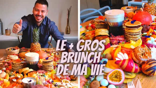 Cet abonné m'a fait le PLUS GROS BRUNCH - Florian Chez Vous VLOG #1117