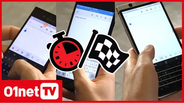 Le clavier physique du BlackBerry KEYone est-il le plus rapide?