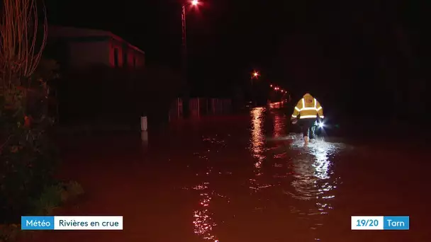 Inondations dans le Tarn : le Cérou déborde, 52 interventions des pompiers