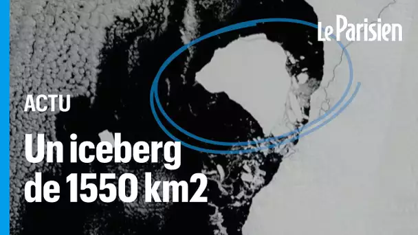 Antarctique : les premières images d'un iceberg à la dérive qui fait 15 fois la taille de Paris