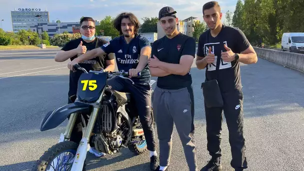 Yassine fait de la Moto Cross pour la première fois ! 🔥 ( Sa lève en Y)